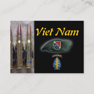 11. Kraftgruppen-Trading Card des grünen Baretts Visitenkarte