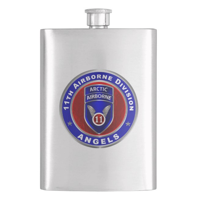 11. Luftlandedivision    Flachmann (Vorderseite)