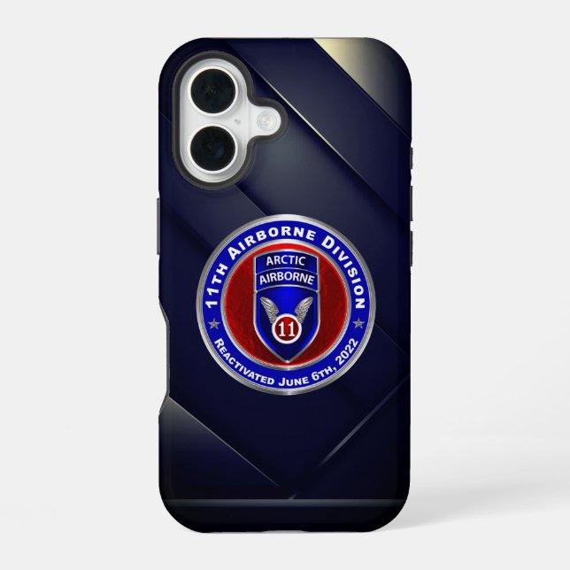 11. Luftlandedivision  iPhone 16 Hülle (Rückseite)