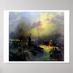 #11 Nach der Schlacht von Vitkov Hill, Mucha Poster