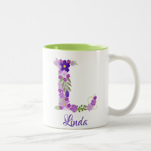 11 oz Lavender Lila Mit Monogramm Kaffee Tasse