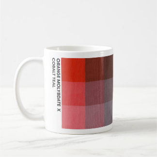 11 oz Orange Molybdat x Kobalt Teal Tasse