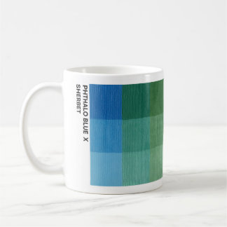 11 oz Phthalo Blau x Sherbet Tasse