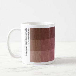11 oz Rohsienna x Quinacridon-Magenta-Tasse Kaffeetasse