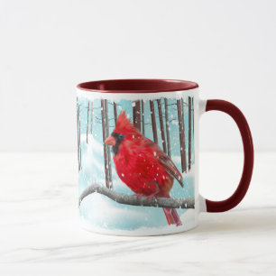 11 oz Roter Kardinal Tasse