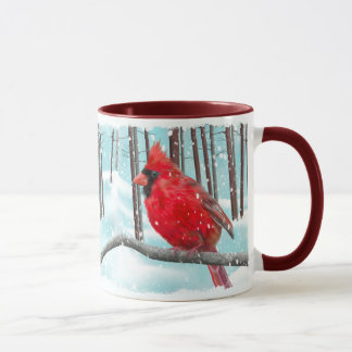 11 oz Roter Kardinal Tasse