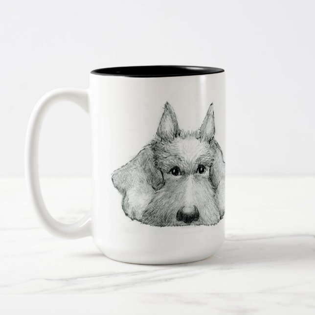 11 oz Scottie Tasse (Links)