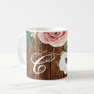 11 Oz. Tasse Geometric Garden Rose Barn Wood