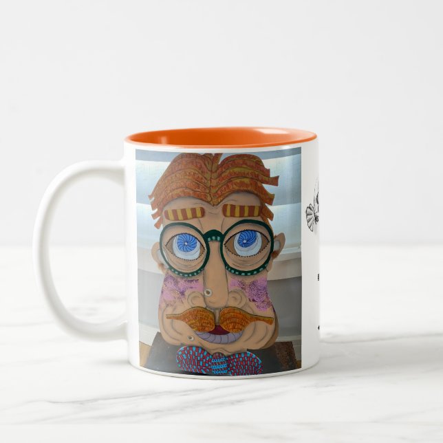 11 oz Whimsical Face Tasse (Links)