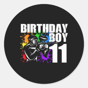 11 Paintball Py 11th for Runder Aufkleber