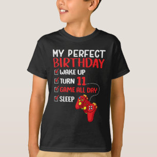 11. Perfect Birthday Gaming 11 Jahre alter Gamer B T-Shirt