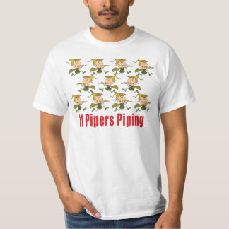 11 Pfeifer, die T - Shirts leiten