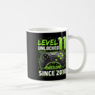 11 Phantastisches 2010-Videospiel 11. Geburtstag Kaffeetasse