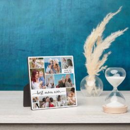 11 Photo Collage Best Mom Ever Fotoplatte
