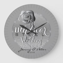 11. Rose Jubiläum der Wall Clock Große Wanduhr