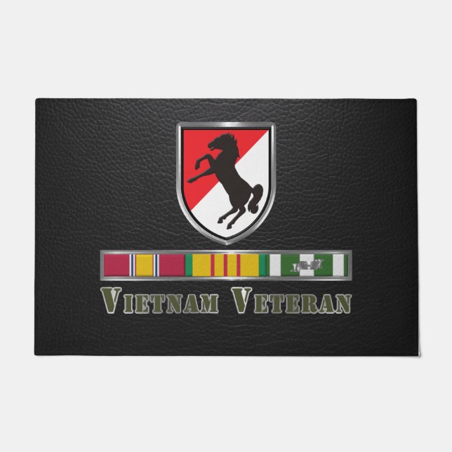 11. Rüstungskavalry Regiment Vietnam Veteran Fußmatte (Vorderseite)