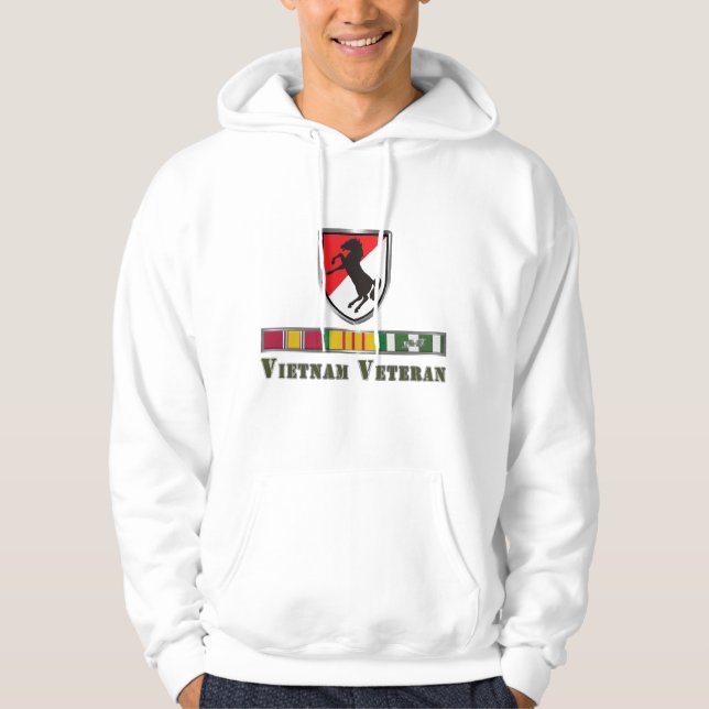 11. Rüstungskavalry Regiment Vietnam Veteran Hoodie (Vorderseite)