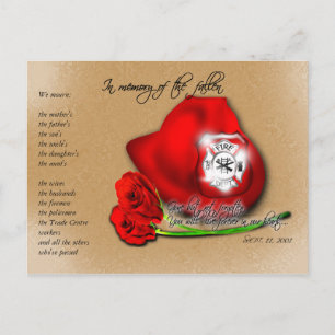 11. September 19/11 Gedenkpostkarte Postkarte