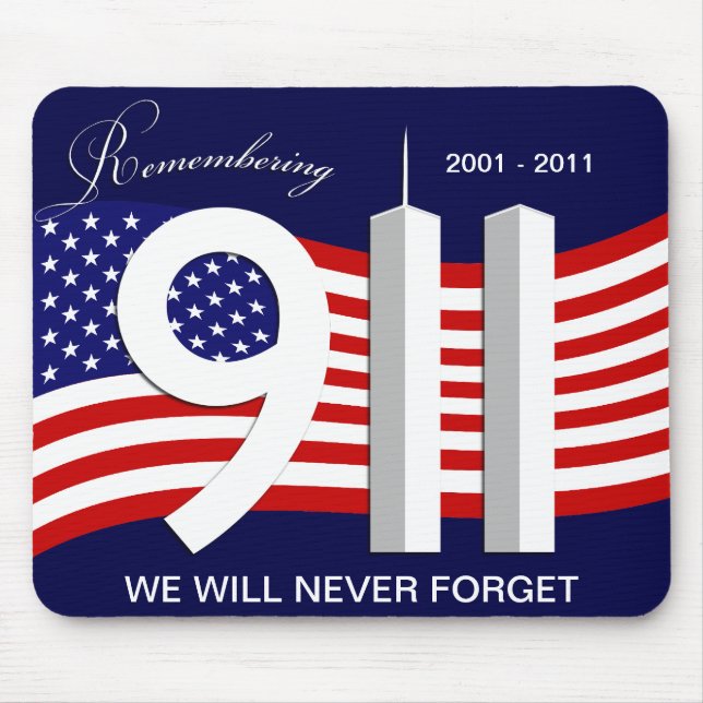 11. September - 9/11 10. Jahrestag Mousepad (Vorne)