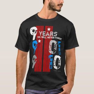 11. September Gedächtnis in 9 Jahre schwarze T - T-Shirt