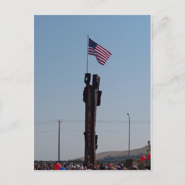11. September in Kennewick Washington Postkarte (Vorderseite)