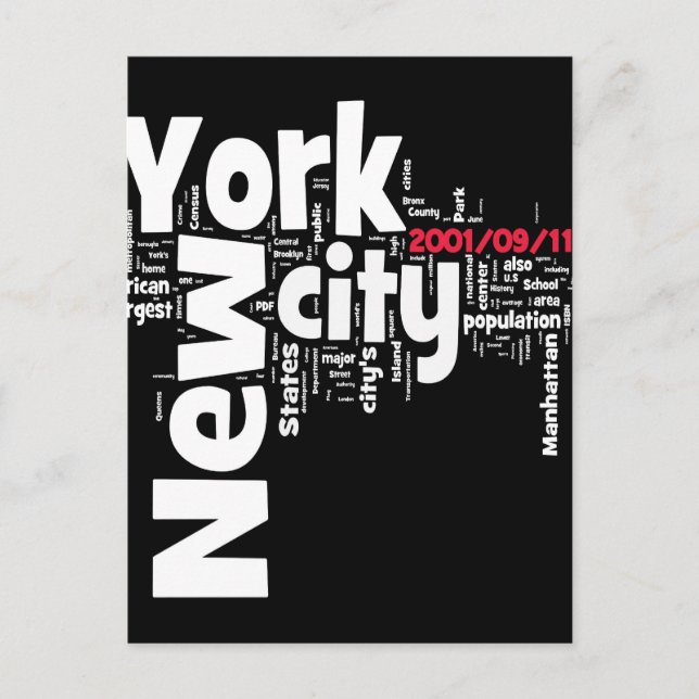 11. September Postkarte (Vorderseite)