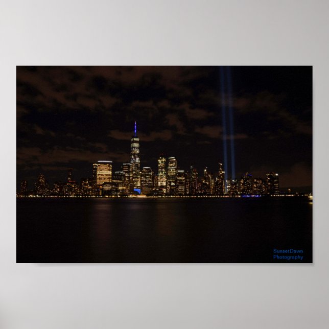 11. September Tribute Lights Poster (Vorne)