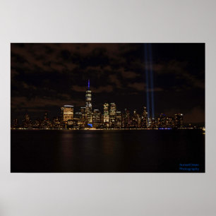 11. September Tribute Lights Poster