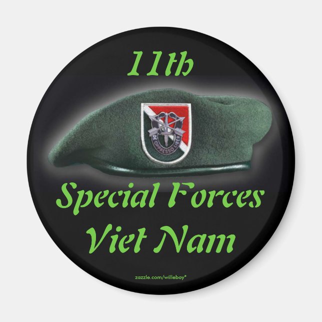 11. Spezialkräfte Green Berets nam flash Magnet (Vorne)