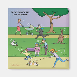 11. Tag Magneten des Weihnachten(11 leitende Magnet