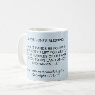 11 Unze. KAFFEE-TASSE mit "GELIEBT IRGENDJEMANDES Tasse