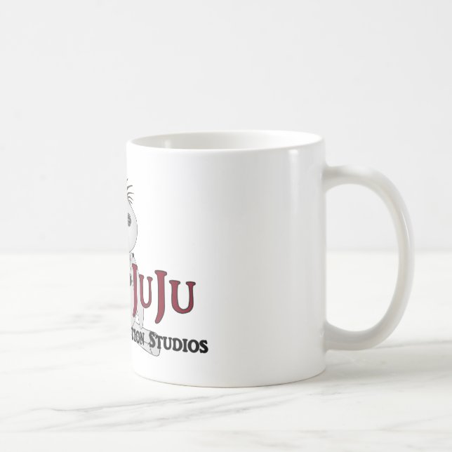 11 Unze. Schlechtes JuJu Schwarzes. Wecker-Tasse Tasse (Rechts)