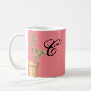 11 Unzen Kaffeetasse Bohemian Kaktus Sukkulenten D