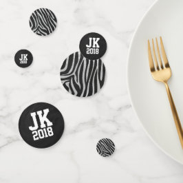 11 von 12 Personalisierten Zebradots Konfetti