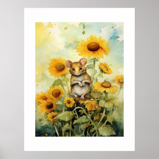 11 von 17 Sonnenblumengarten Miceville Poster (Vorne)