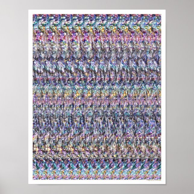 11"x14" "Night-Mare" 3D-Poster von Magic Eye® Poster (Vorne)