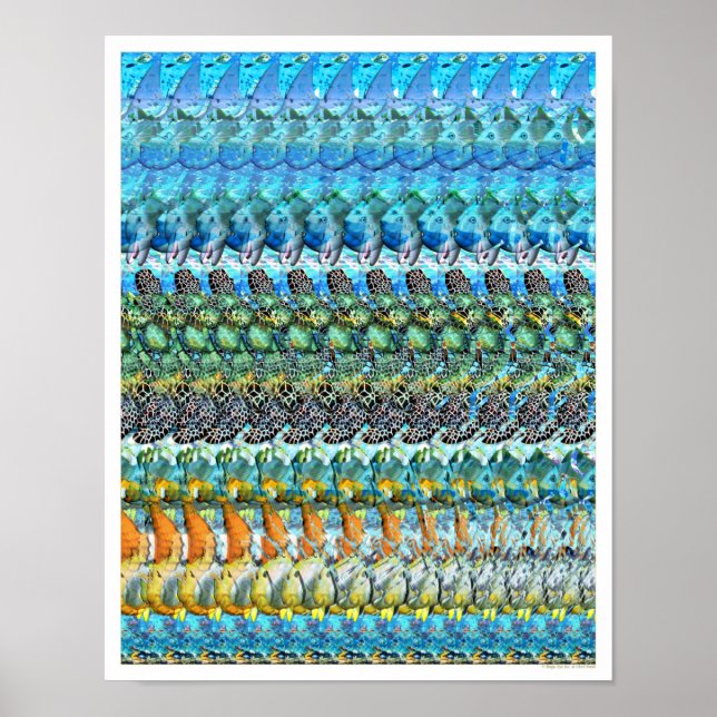 11"x14" Tag, du bist es! 3D-Poster von Magic Eye® Poster (Vorne)
