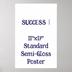 11"x17" Standard-Halbmattposter Poster