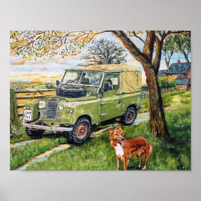 11"x8.5" "FARM"-Poster Poster (Vorne)