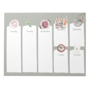 11" x 8,5" Notepad - 40 Seiten Notizblock