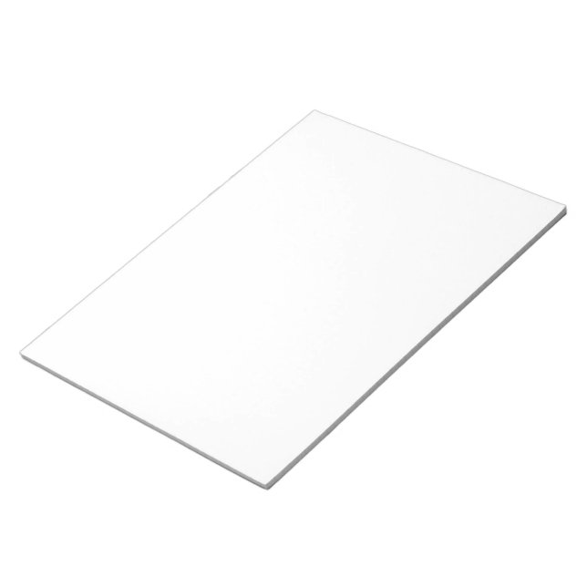 11" x 8,5" Notepad - 40 Seiten Notizblock (angewinkelt)