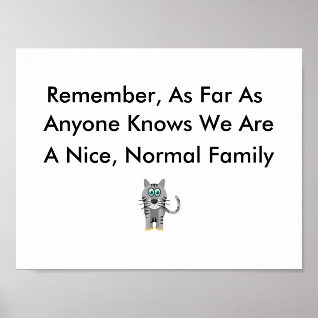 11 x 8,5 Poster (matt) (Vorne)