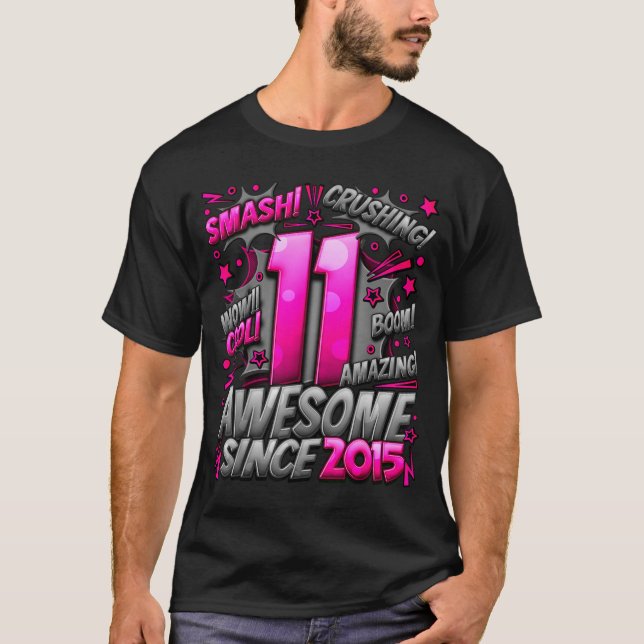 11 Year Old For Boys 11th Birthday Boy 11 Year Old T-Shirt (Vorderseite)