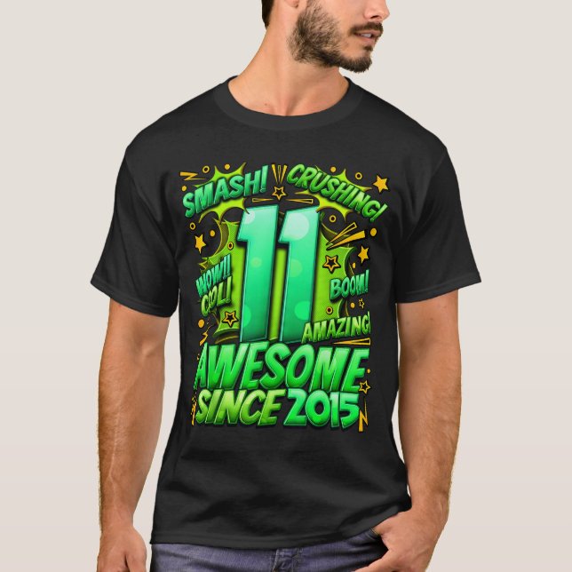 11 Year Old For Boys 11th Birthday Boy 11 Year Old T-Shirt (Vorderseite)