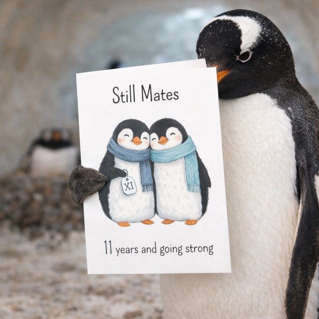 11 Years still mates aath anniversary Karte (Von Creator hochgeladen)