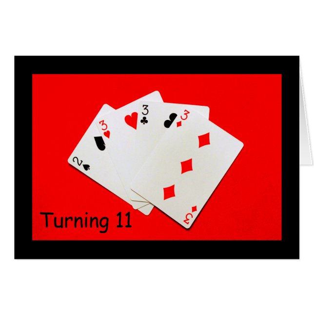 11 zu drehen ist ein großes Geschäft! (Vorderseite (Horizontal))