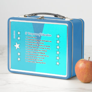 11 Zweck der Bildung Metall Brotdose
