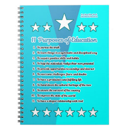 11 Zweck der Bildung Notizblock