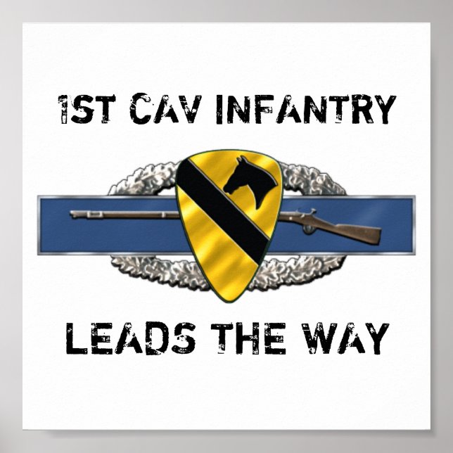 11B 1st Cavalry Division Poster (Vorne)
