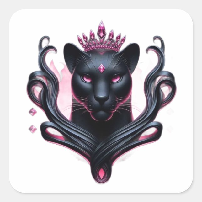 11eleven quadratischer aufkleber (Vorderseite)